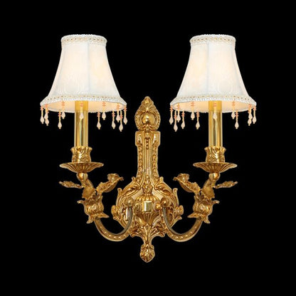 French Brass Wall Lamp