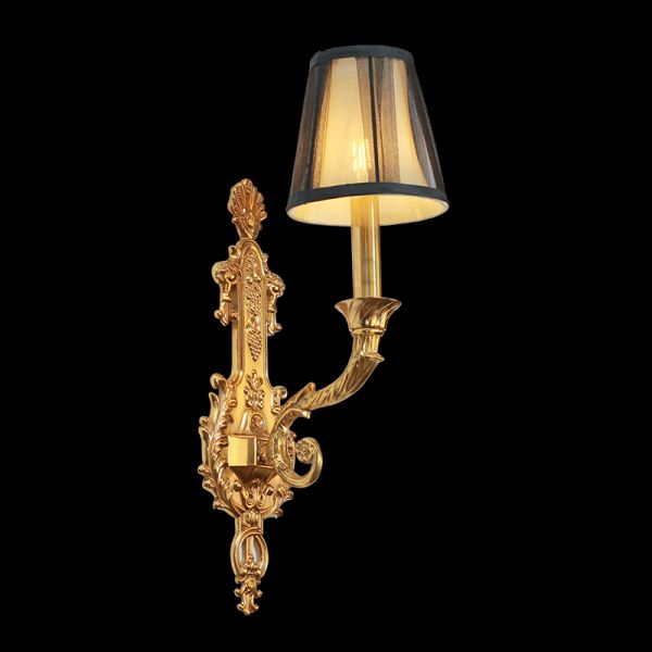 French Brass Wall Lamp