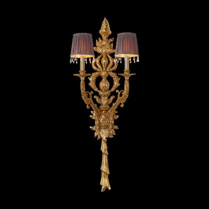 Baroque Royal Brass Wall Lamp