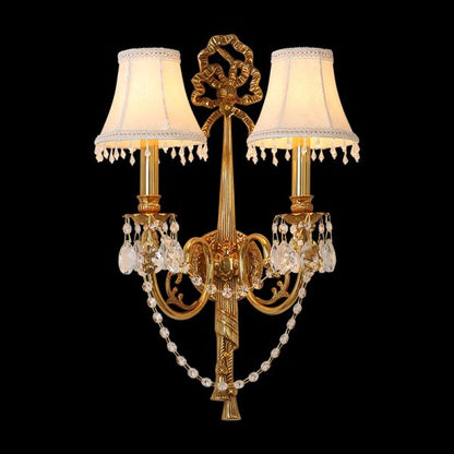 French Brass Wall Lamp