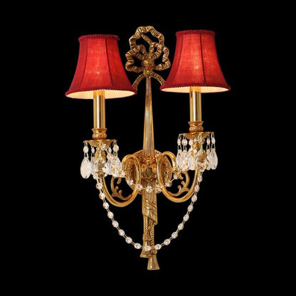 French Brass Wall Lamp