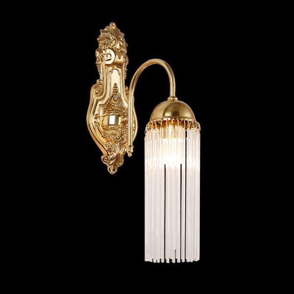 French Brass Wall Lamp