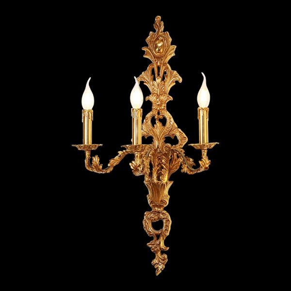 brass wall lamp