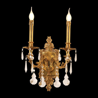 French Brass Wall Lamp