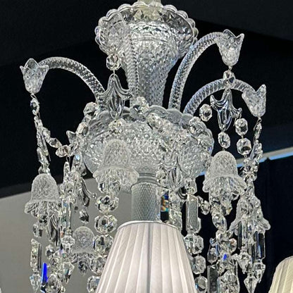 8 Lamps Baccarat Crystal Design Chandelier (Long)