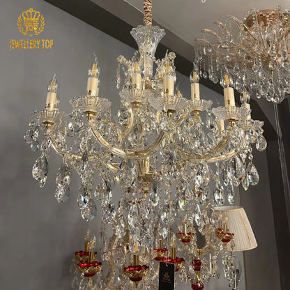 golden color maria theresa chandelier