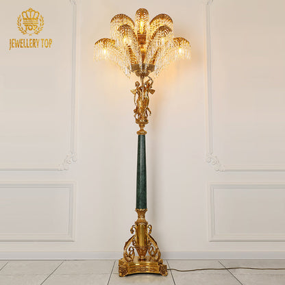 Celestial Palm Vintage Floor Lamp