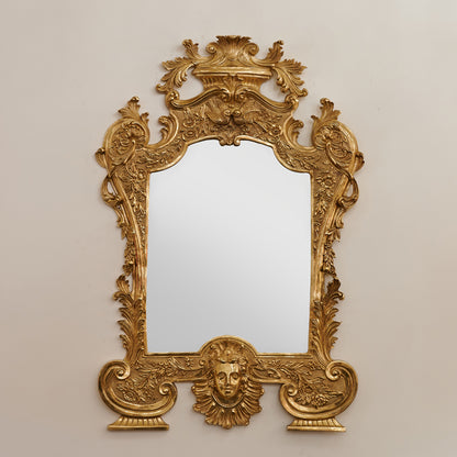 Baroque Brass Mirror