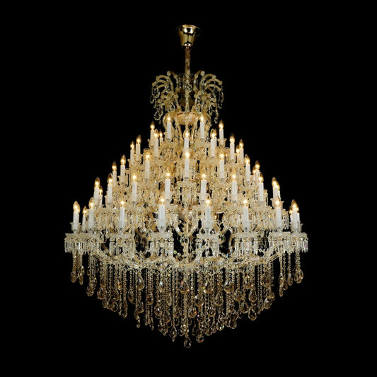 48 lamp crystal chandelier in maria theresa style