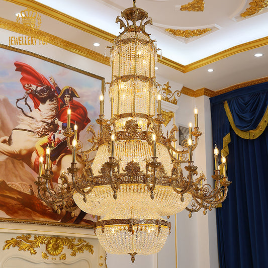 Victorian Crystal Chandelier