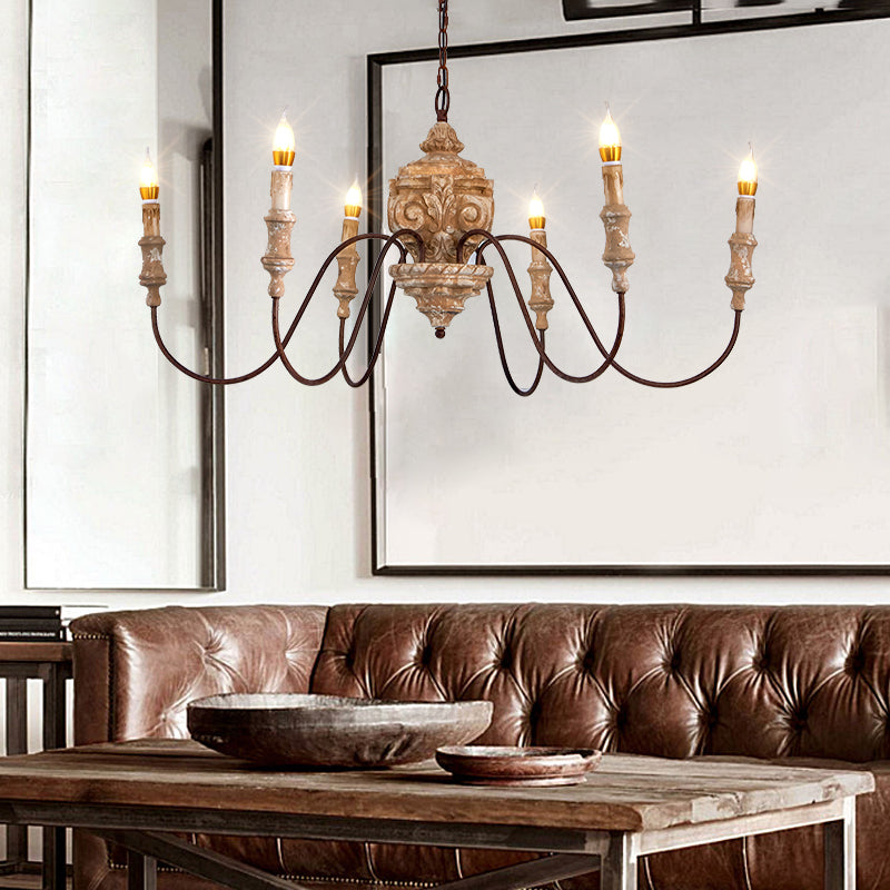 Rustic French Country Chandelier