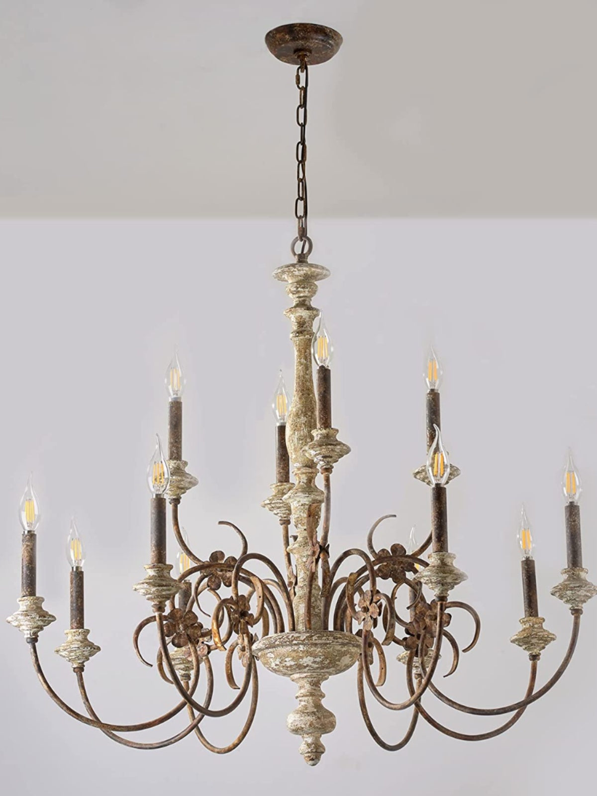 Rustic French Country Chandelier