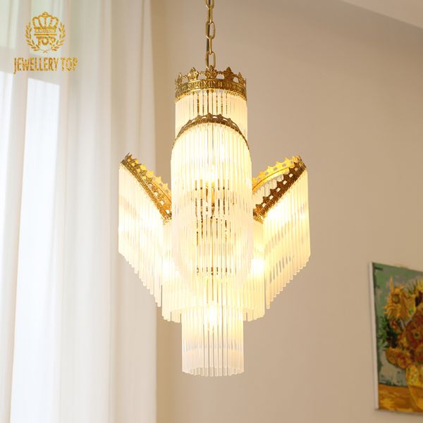 French Brass Pendant Light