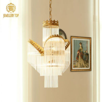 French Brass Pendant Light