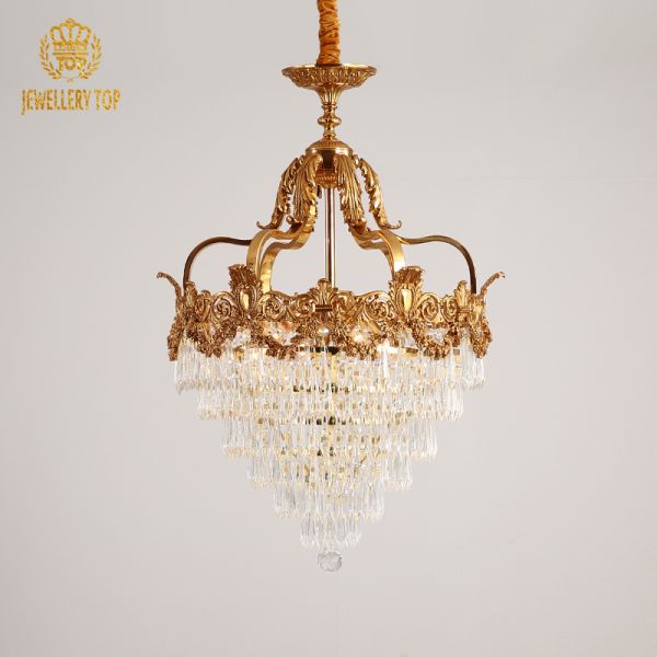 French Brass Pendant Light