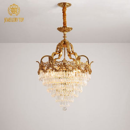 French Brass Pendant Light