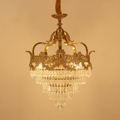 French Brass Pendant Light