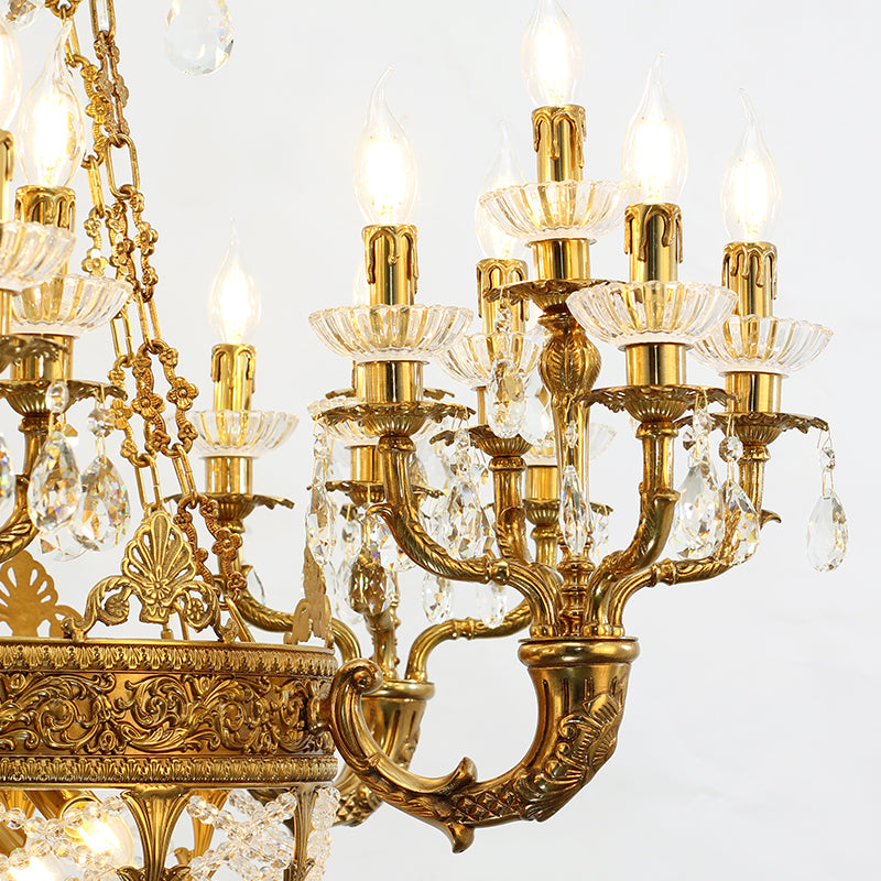 Classical Brass Antique Chandelier