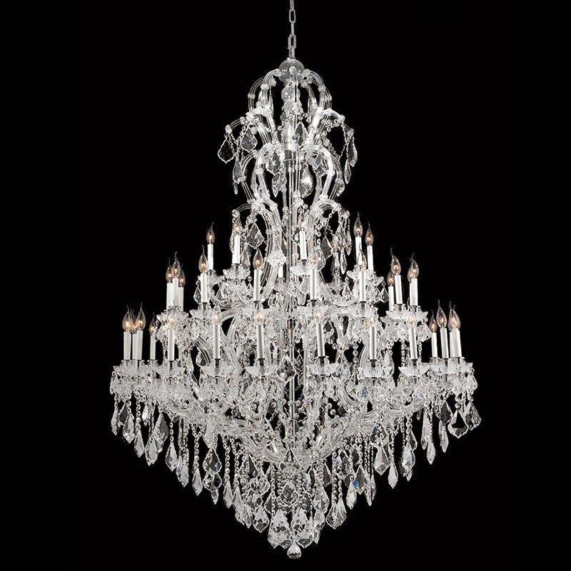 high ceiling maria theresa chandelier