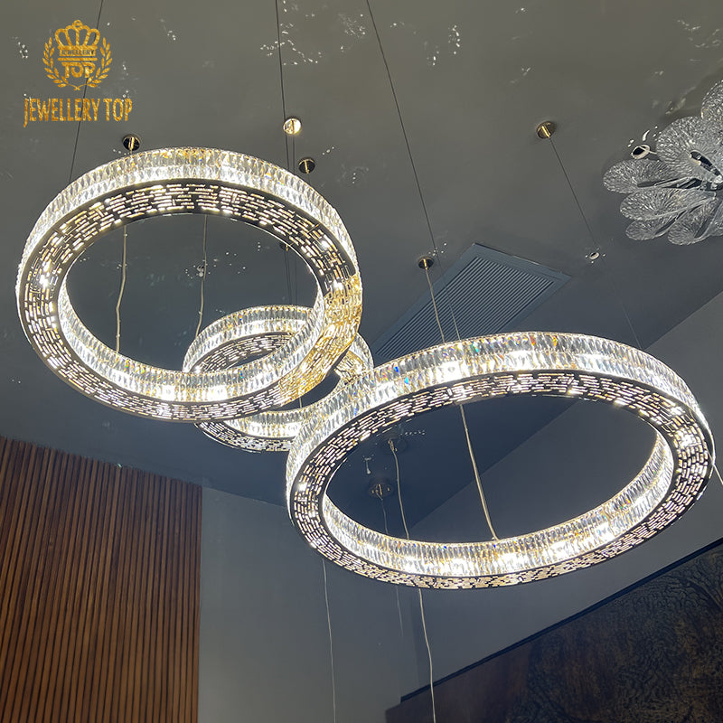 Crystal Ring Chandelier