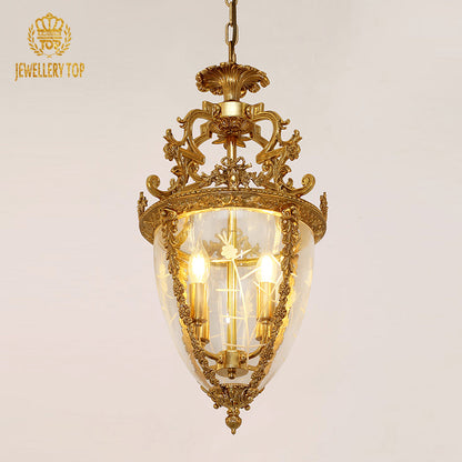 Brass Lantern Pendant Light