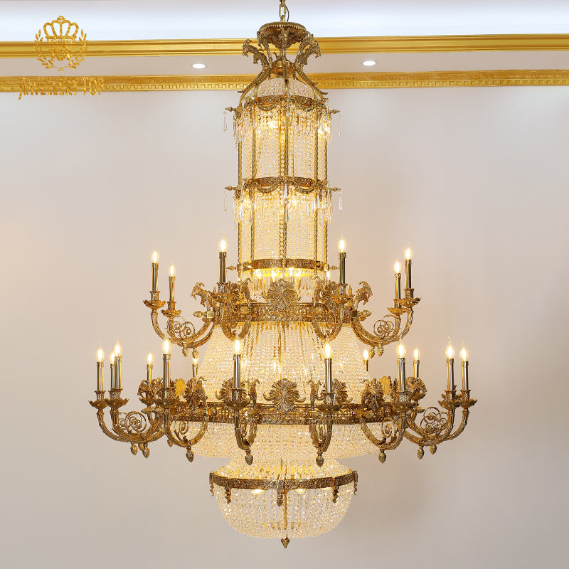 Victorian Crystal Chandelier