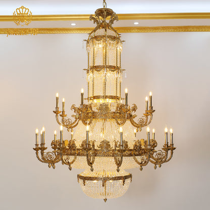 Victorian Crystal Chandelier