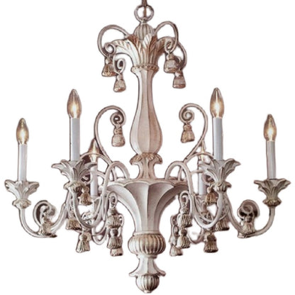 White French Country Chandelier