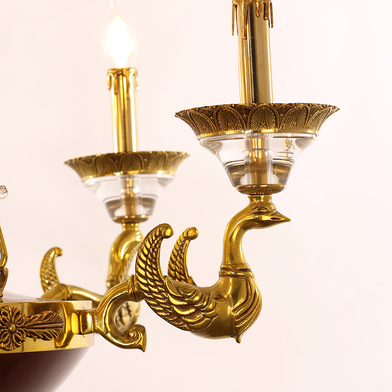 French Brass Chandelier