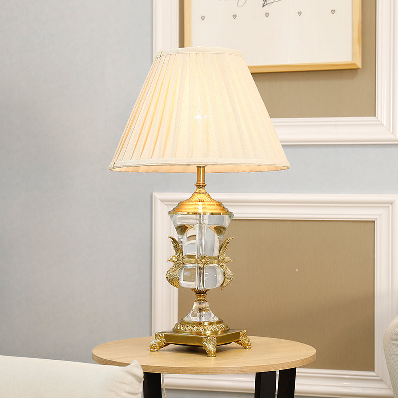 Victorian Crystal Table Lamp