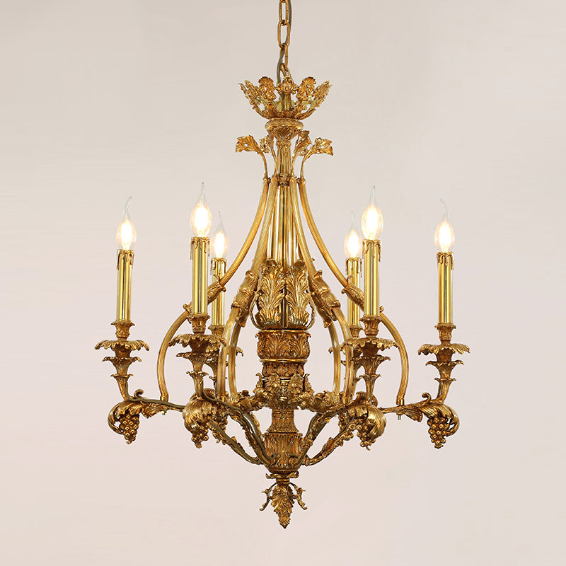 French Brass Chandelier