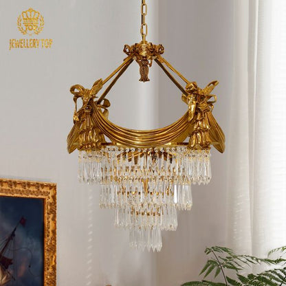 Victorian Crystal Pendant Light