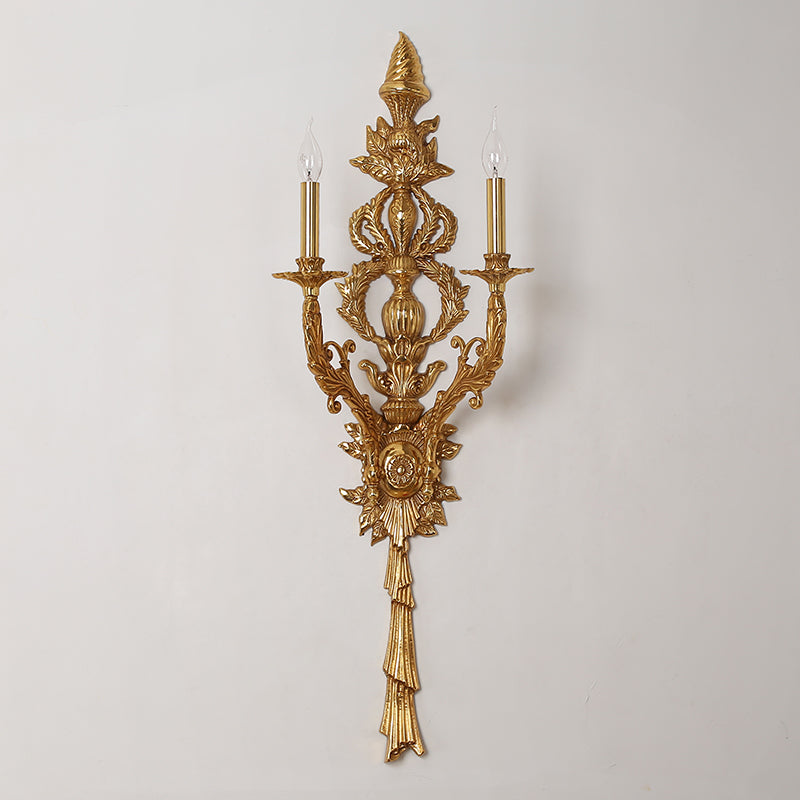 Baroque Royal Brass Wall Lamp