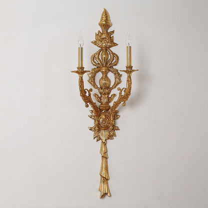 Baroque Royal Brass Wall Lamp