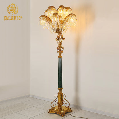 Celestial Palm Vintage Floor Lamp