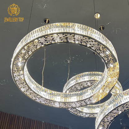 Crystal Ring Chandelier