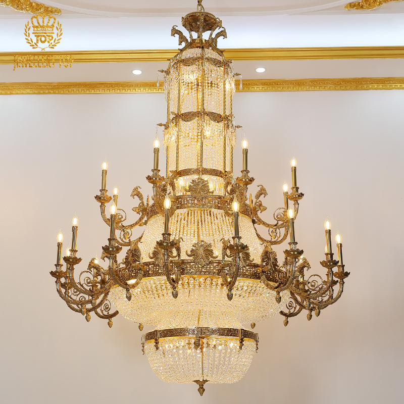 Victorian Crystal Chandelier