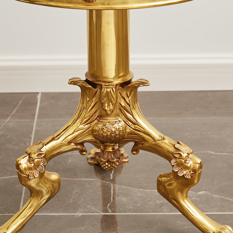 Baroque Style Brass Seat