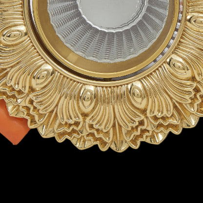 Golden Bloom Brass Downlight