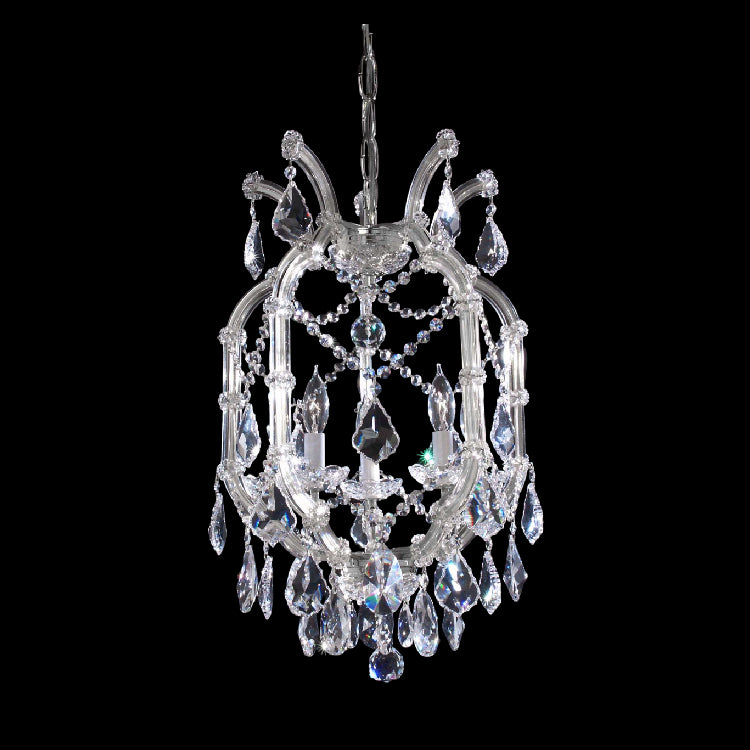 Round Maria Theresa Crystal Pendant Lamp