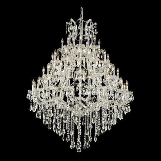 48 lamp crystal glass chandelier