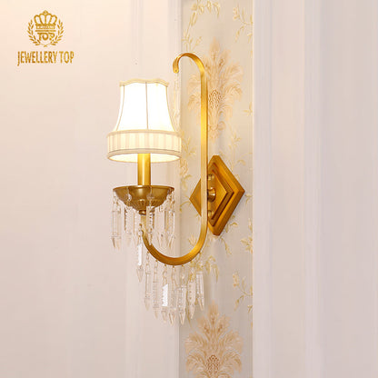 brass wall lamp