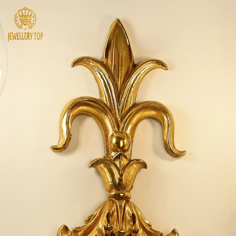 french brass wall lamp