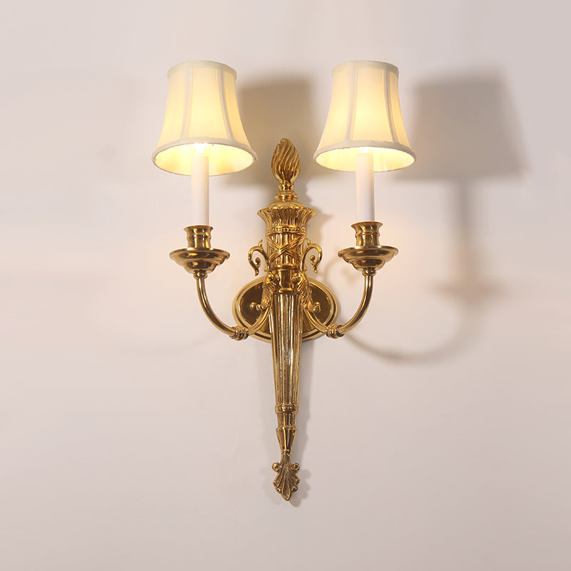 French Brass Wall Lamp