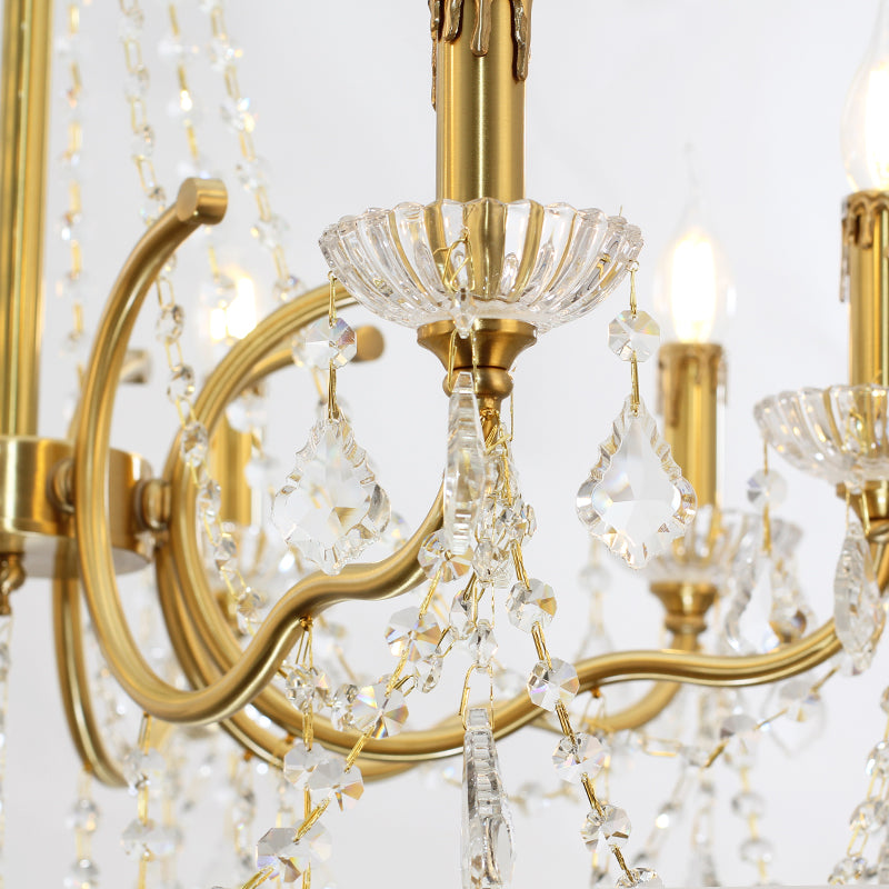 French Brass Chandelier