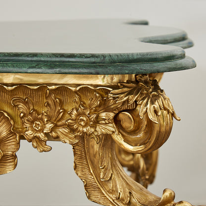 Baroque Style Brass&Marble Table