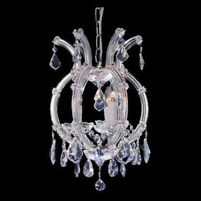 2 Lamp Round Maria Theresa Crystal Pendant Lamp