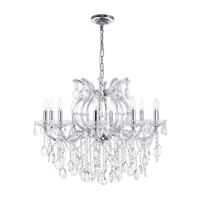 3 Size Available Crystal Glass Chandelier