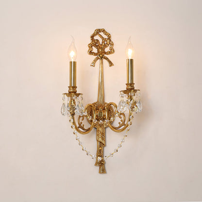 French Brass Wall Lamp