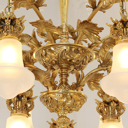 French Brass Chandelier